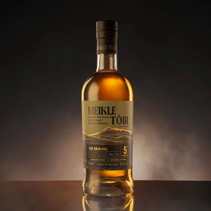 (MAR2026 Sale) Meikle Toir The Original 5 Year Peated Speyside Single Malt Scotch Whisky ABV 50% 700ml with Gift Box