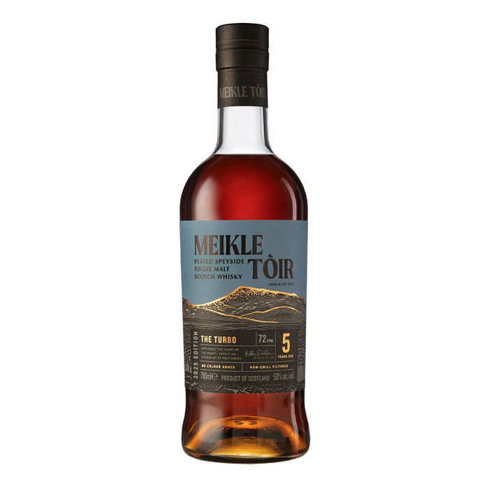 (MAR2026 Sale) Meikle Toir The Turbo 2025 Edition Peated Speyside Single Malt Scotch Whisky ABV 50% 700ml with Gift Box
