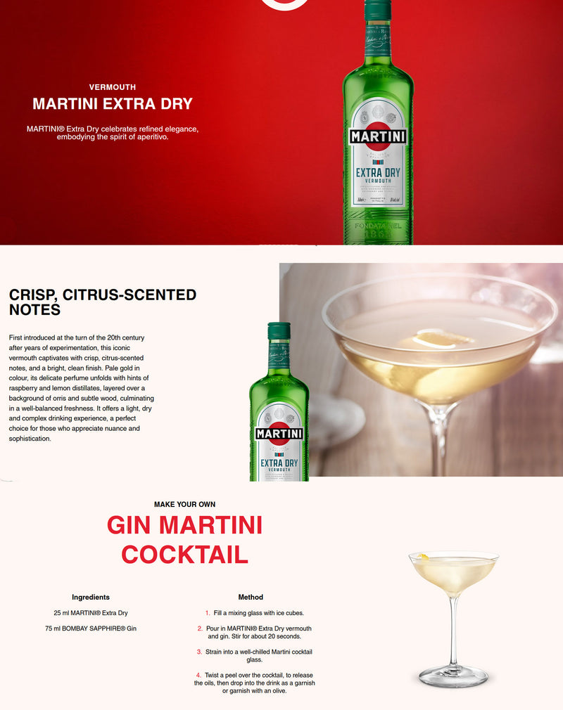 Martini Extra Dry 1L