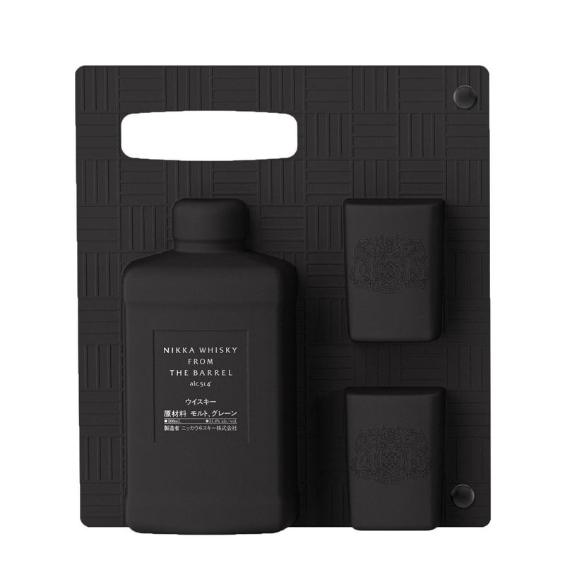(Gift Set) Nikka from the Barrel 500ml Silhouette Gift Set with 2 Shot Glasses & Pourer