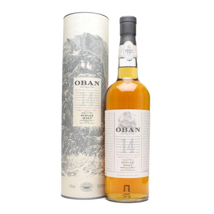 Oban 14 Year Old Single Malt Scotch Whisky ABV 43% 700ml