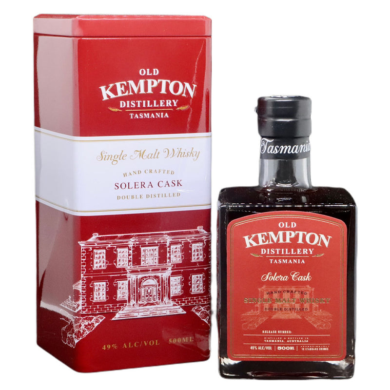 (SG61 Sale) (20% off at Check Out) Old Kempton Solera Cask Tasmania Single Malt Whisky ABV 49% 50cl