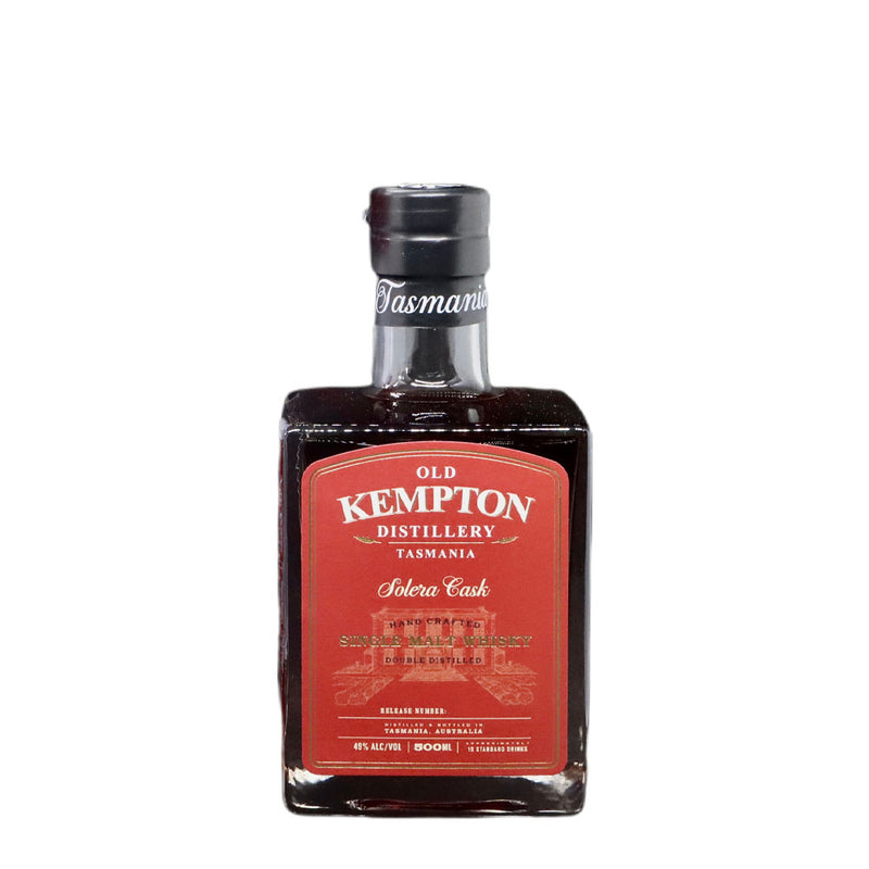 (SG61 Sale) (20% off at Check Out) Old Kempton Solera Cask Tasmania Single Malt Whisky ABV 49% 50cl