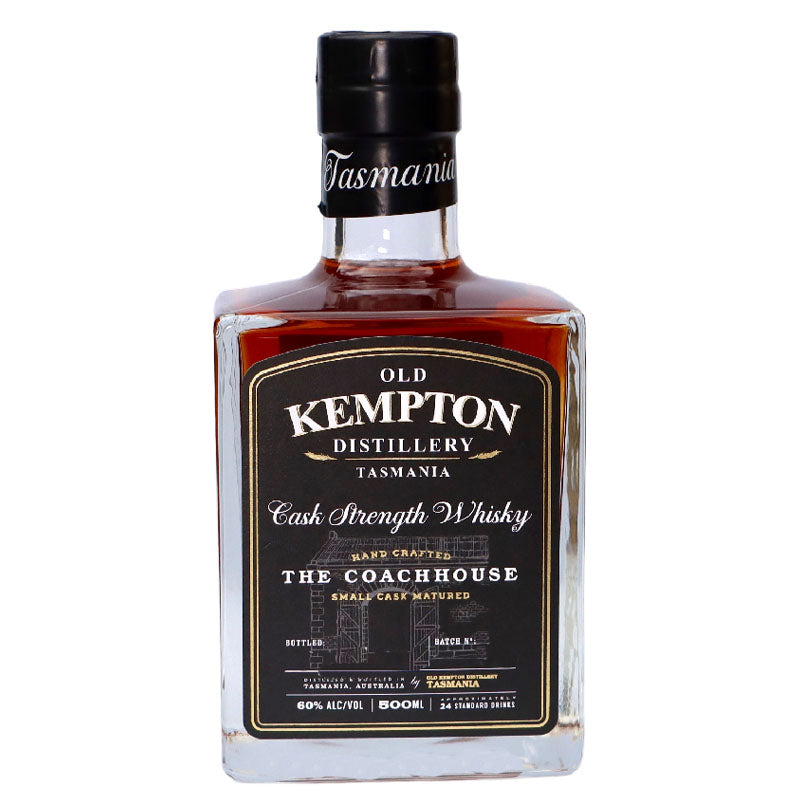 (SG61 Sale) (20% off at Check Out) Old Kempton The Coachhouse Tasmania Cask Strength Whisky ABV 60% 50cl
