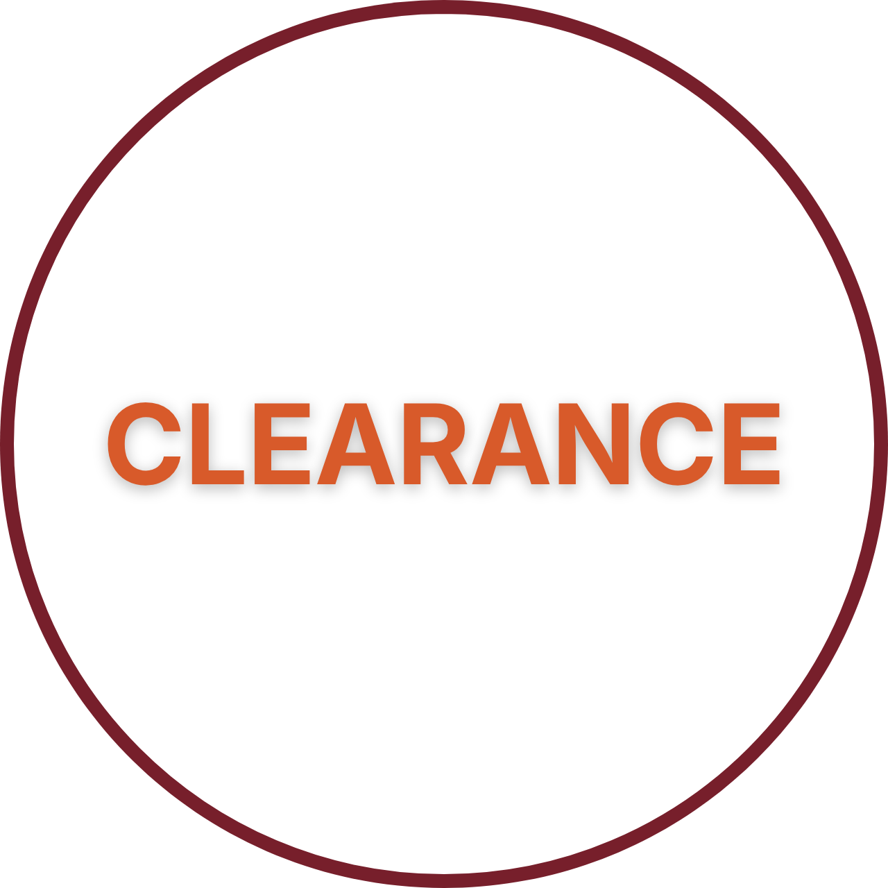 Clearance Sale