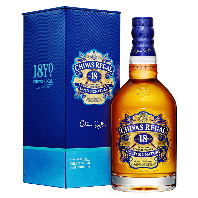 Chivas Regal 18 Year Old Blended Scotch Whisky ABV 40% 75cl with Box