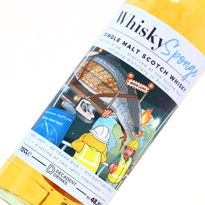 Secret Speyside 1990 30 Year Old Whisky Sponge Edition No.28 ABV 48.5% 70CL (Pre-Order 7 Days)