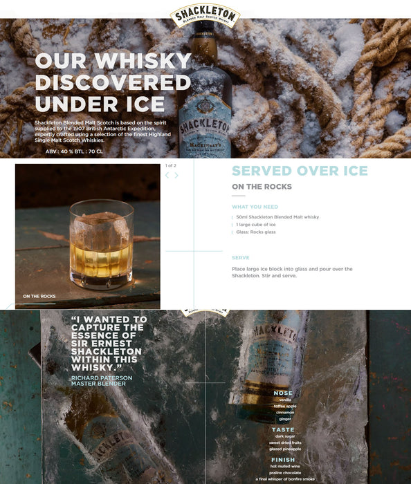 Shackleton Blended Whisky 70cl (No Box)