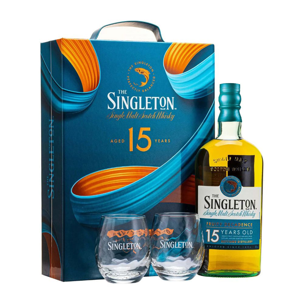 Singleton 15 Years Single Malt Whisky 700ml Gift Set with 2
