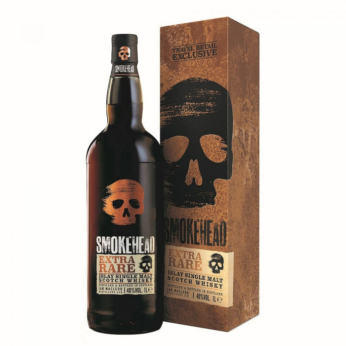 Smokehead Extra Rare ABV 40% 1000ml with Gift Box (1L)