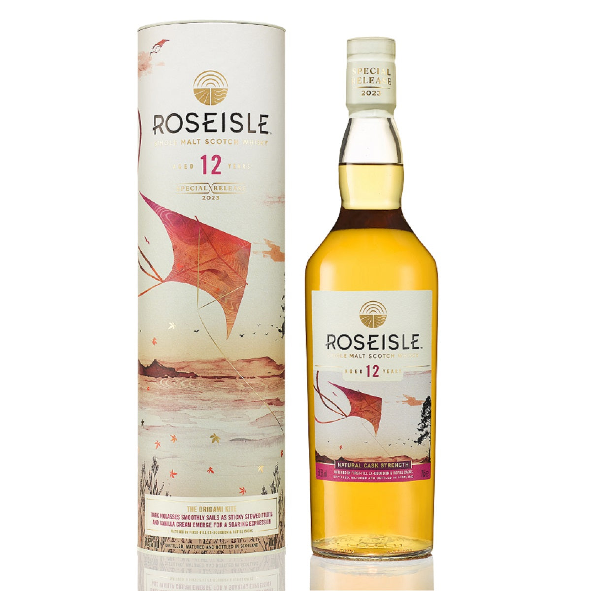 Roseisle 12 Year Old THE ORIGAMI KITE Special Release 2023 Single