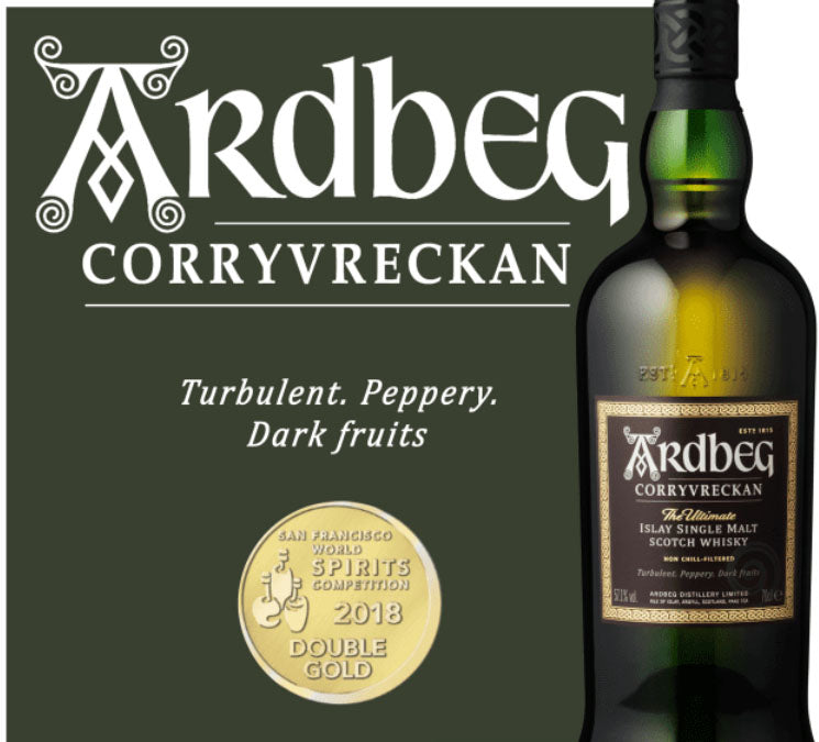 Ardbeg Corryvreckan Islay Single Malt Scotch Whisky ABV 57.1% 700ml With Gift Box