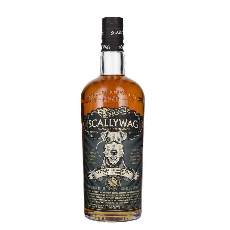 (Flash Sale - 60% off at check out) Douglas Laing's Scallywag Speyside Blended Malt Scotch Whisky ABV 46% 70cl With Gift Box