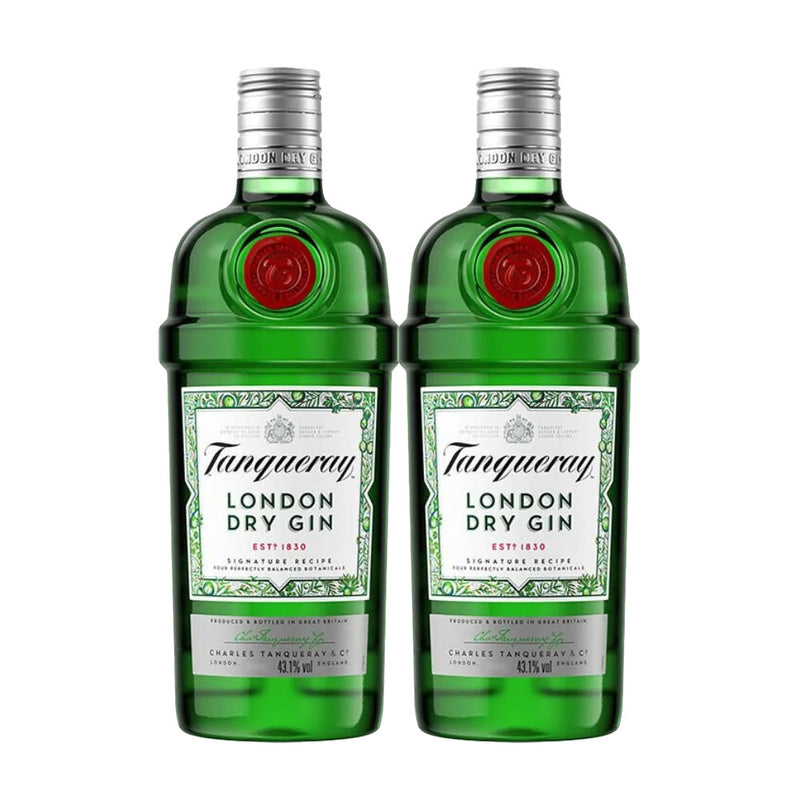 Bundle of 2 Bottles Tanqueray Dry Gin 700ml