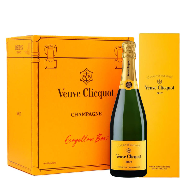 Veuve Clicquot Yellow Label Champagne Brut 750ml x 6 Bottles (Official Agent Stock with Box)
