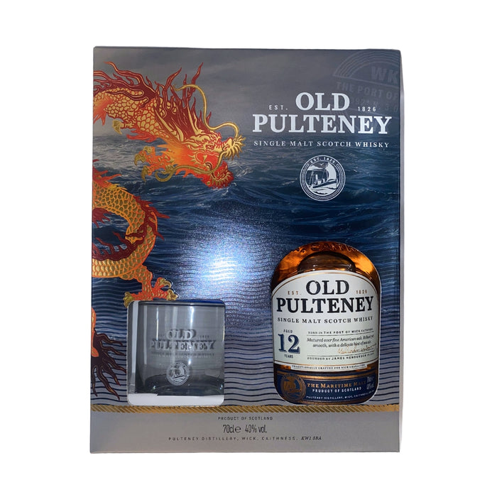 Old Pulteney 12 Year 700ml Limited Dragon Gift Box