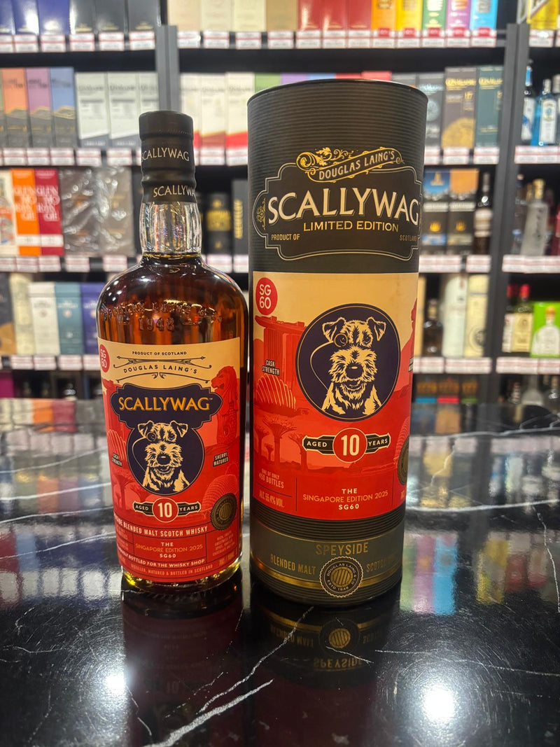(EOY  Sale) Douglas Laing's Scallywag Singapore Anniversary 60 Edition 2025 ABV 55.4% 700ml