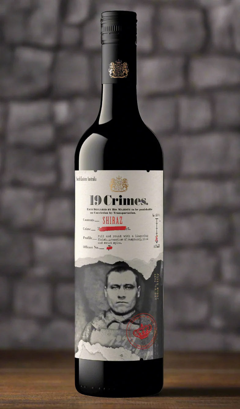 19 Crimes Shiraz ABV 14% 75cl