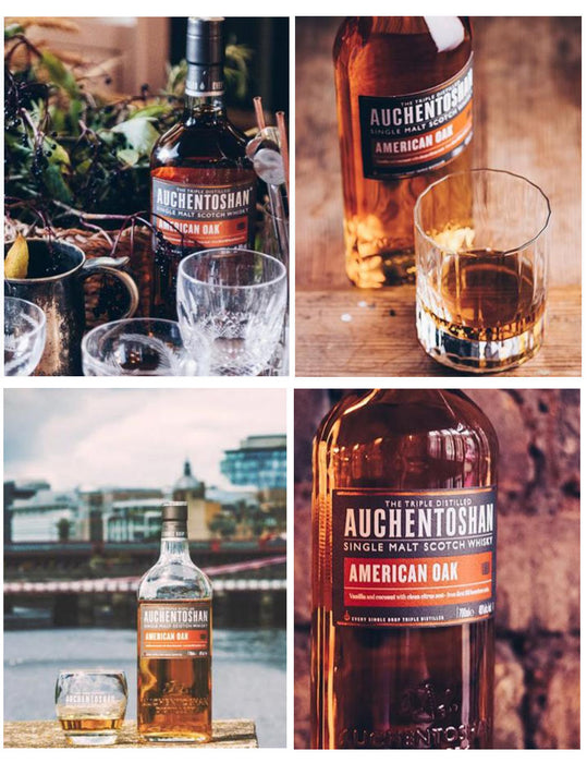 Auchentoshan American Oak Lowland Single Malt Scotch Whisky ABV 40% 70cl With Gift Box
