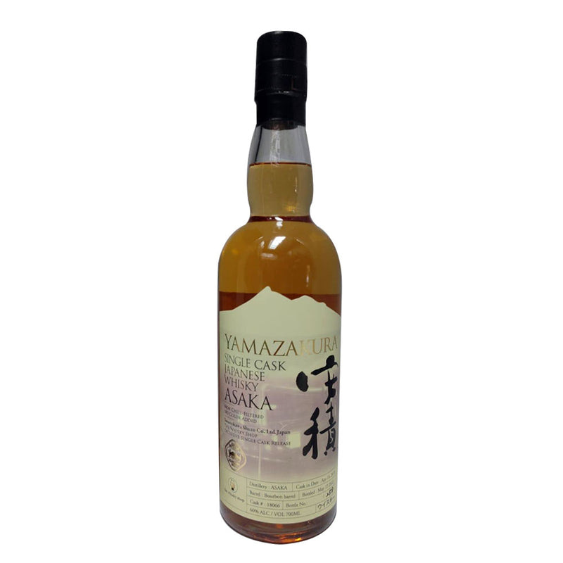 (SG60 60% off at check out) Yamazakura Asaka Single Cask Bourbon Barrel (The Whisky Shop Exclusive) ABV 60% 700ml