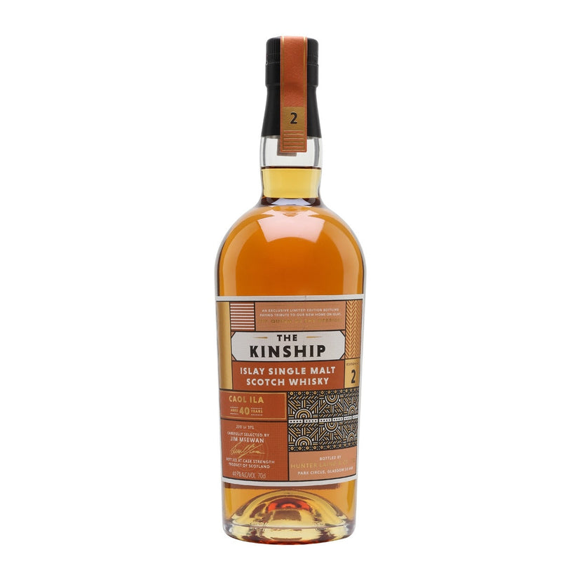 Caol Ila 1979 40 Year Old Hunter Laing The Kinship 3rd / 2019 Release Islay Single Malt Scotch Whisky ABV 44.9% Vol 700ml / 70cl