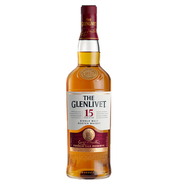The Glenlivet 15 Year Old Single Malt Scotch Whisky ABV 40% 70cl (No Box)