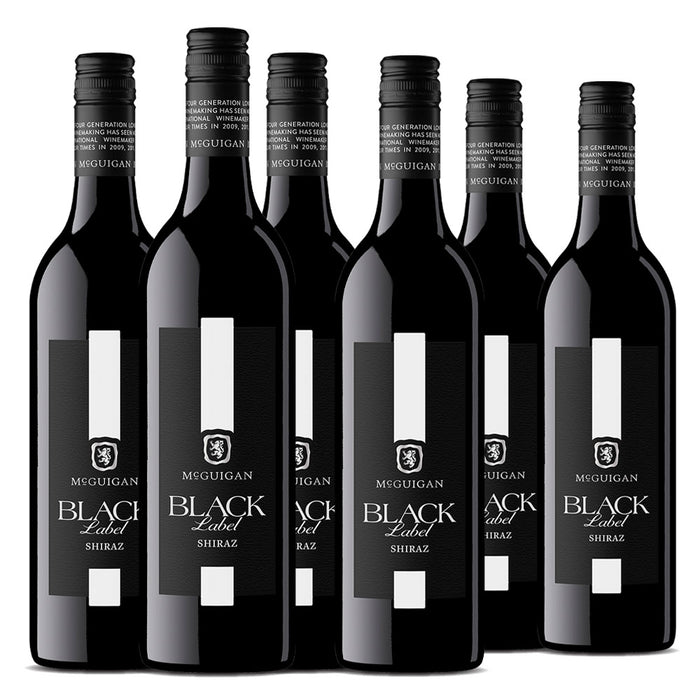 McGuigan Black Label Shiraz 75cl x 6 Bottles