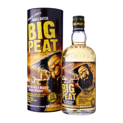 (Flash Sale - 60% off at check out) Douglas Laing's Big Peat Islay Blended Malt Scotch Whisky ABV 46% 70cl With Gift Box