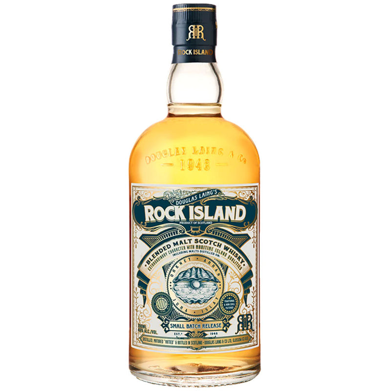 (Flash Sale - 60% off at check out) Douglas Laing's Rock Island Maritime Island Blended Malt Scotch Whisky ABV 46% 70cl With Gift Box