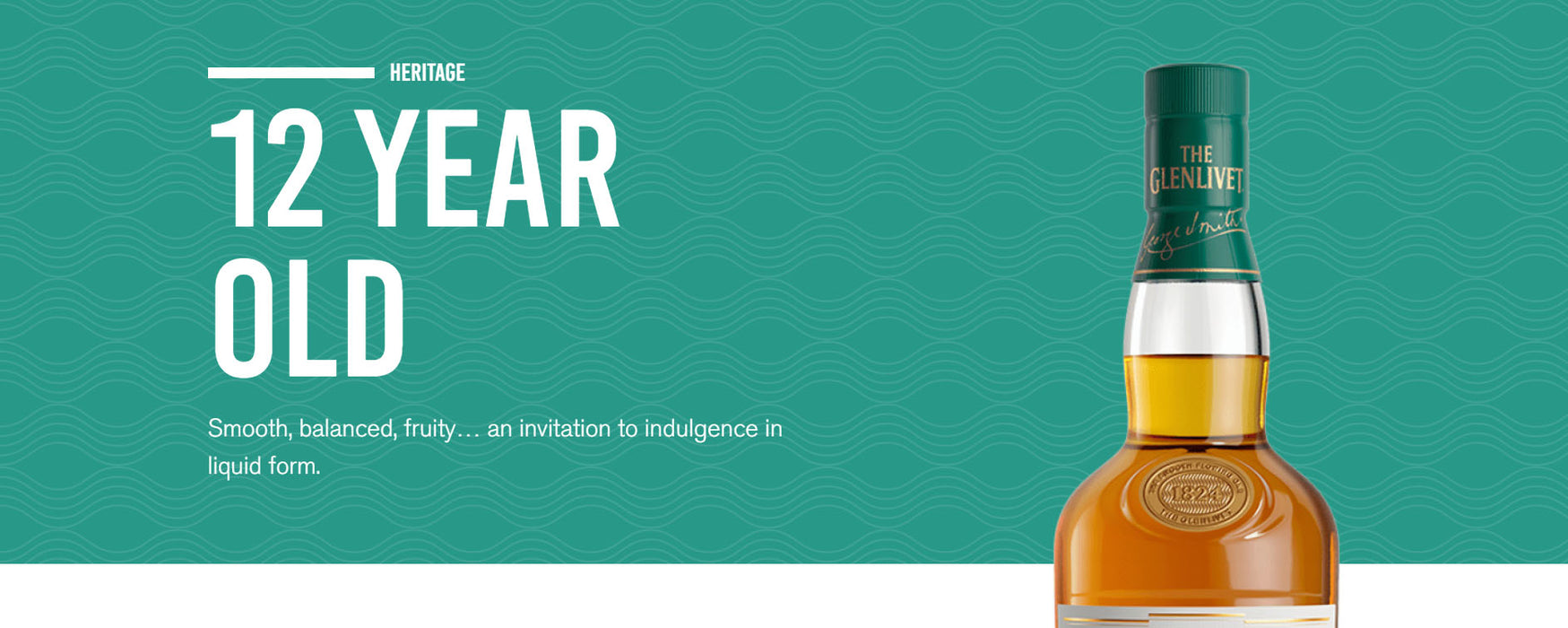 The Glenlivet 12 year Double Oak 40% 1L (New Packaging)