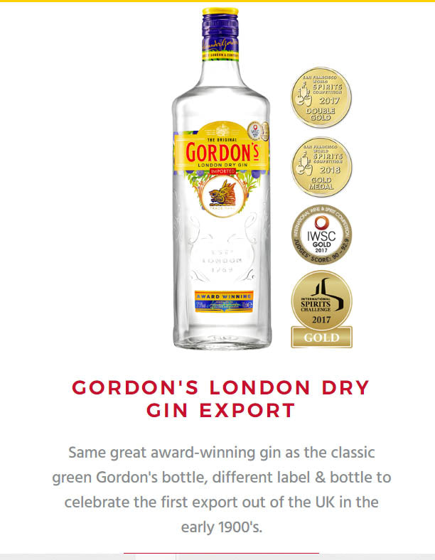 Gordon's Dry Gin ABV 37.5% 70cl — The Liquor Shop Singapore
