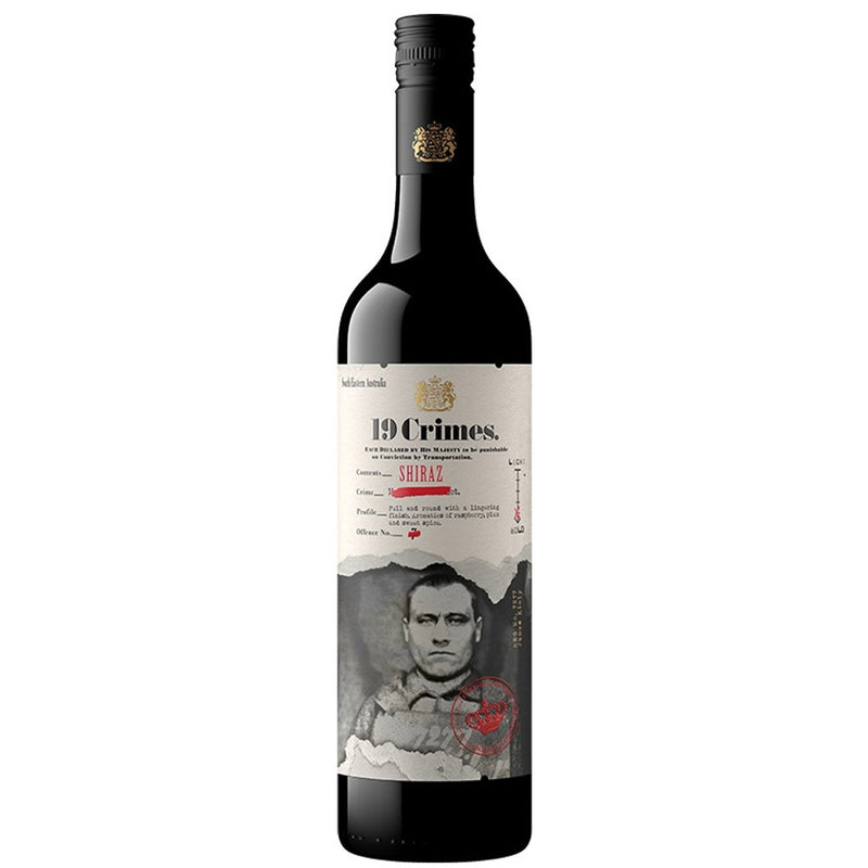 19 Crimes Shiraz ABV 14% 75cl