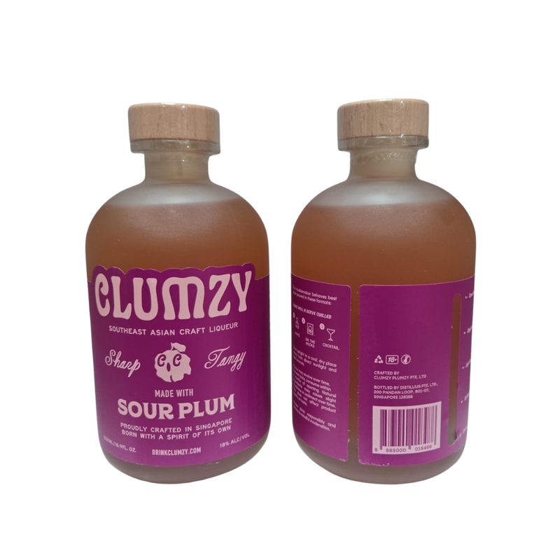 (MAF Sale) Clumzy Plumzy Sour Plum Vodka ABV 17.4% 500ml