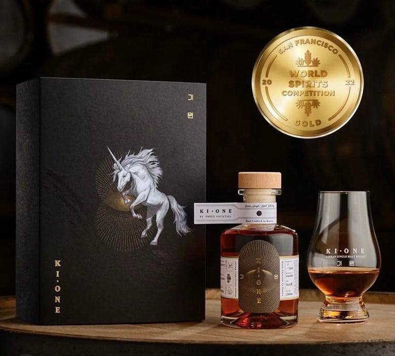 Ki One Unicorn Korean Single Malt Whisky ABV 56.6% 200ml x 1 bottle + Great King Street Artist's Blended Compass Box Scotch Whisky ABV 43% 700ml x 2 bottles (Bundle Deal)