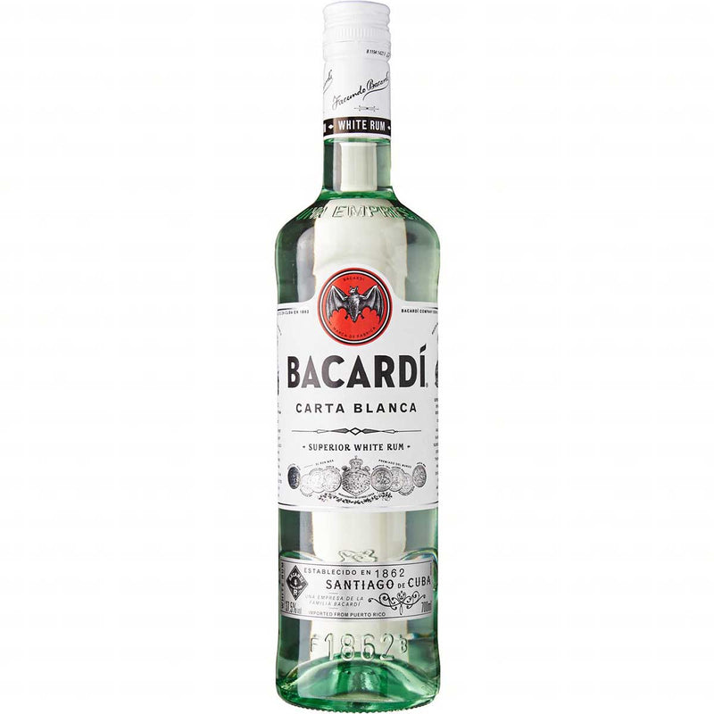 Bacardi Carta Blanca Superior White Rum ABV 40% 750ml