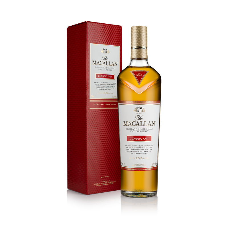 The Macallan Classic Cut Limited Edition 2019 Highland Single Malt Scotch Whisky ABV 52.9% 70cl with Gift Box