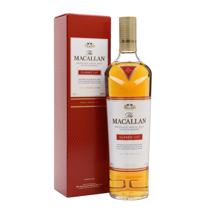 The Macallan Classic Cut Limited Edition 2020 Highland Single Malt Scotch Whisky ABV 55% 70cl with Gift Box