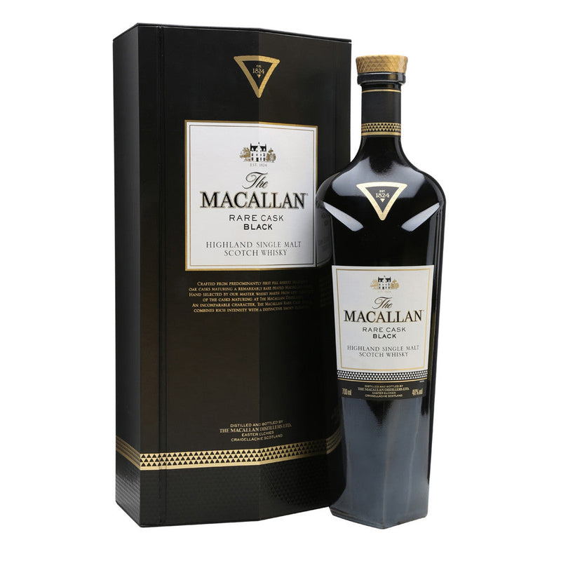 The Macallan Rare Cask Black Highland Single Malt Scotch Whisky ABV 48% 70cl with Gift Box