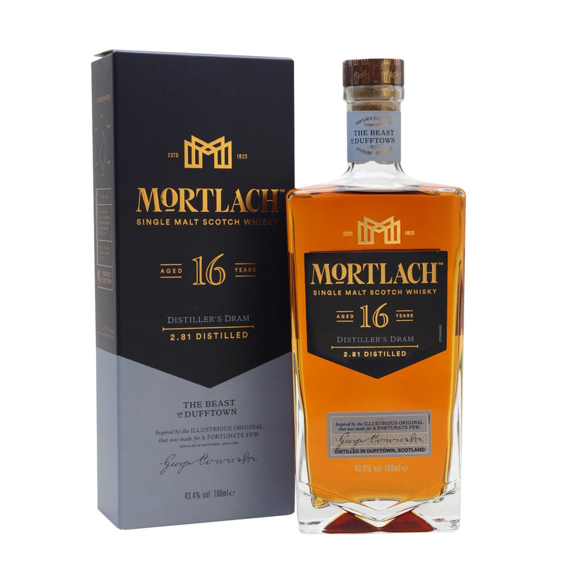 Mortlach 16 Year Old Speyside Single Malt Scotch Whisky ABV 43.4% 750ml