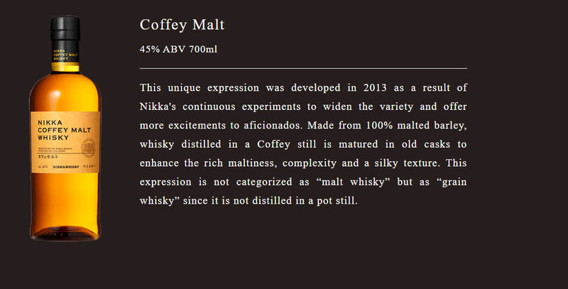 Nikka Coffey Malt Whisky 700ml