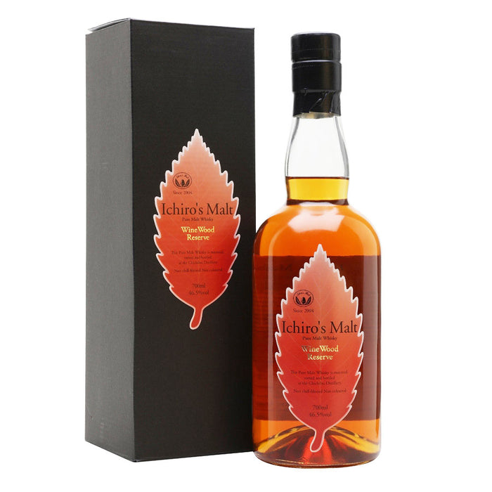 Ichiro's Malt Wine Wood Reserve Pure Malt Whisky ABV 46.5% 70cl with Gift Box