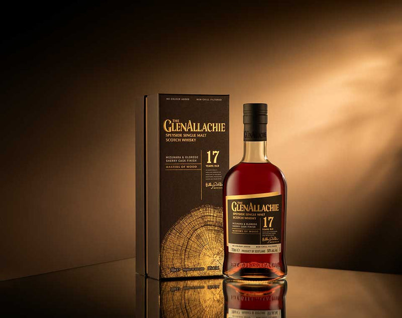 (SG61 Sale) (10% off at Check Out) The GlenAllachie 17 Year Old Mizunara & Oloroso Cask Finish ABV 50% 700ml with Gift Box