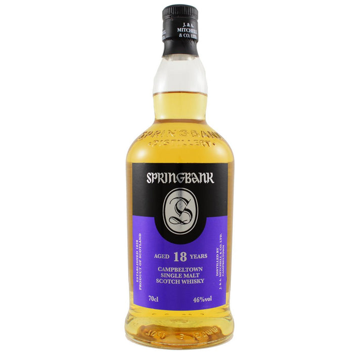 Springbank 18 Years Old ABV 46% 700ml (Without Box)