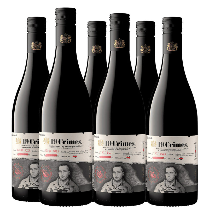 19 Crimes Pinot Noir 75cl x 6 Bottles