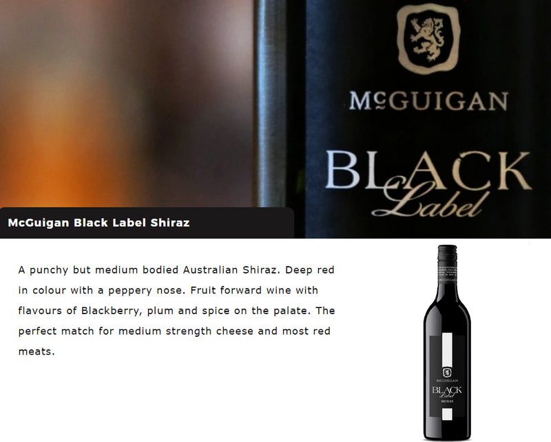 McGuigan Black Label Shiraz 75cl