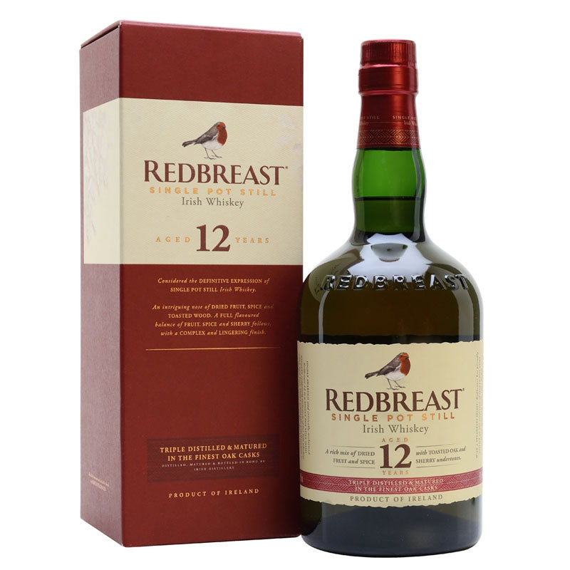 Redbreast 12 Year Old ABV 40% 70cl with Gift Box