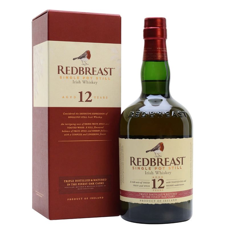 Redbreast 12 Year Old ABV 40% 70cl with Gift Box