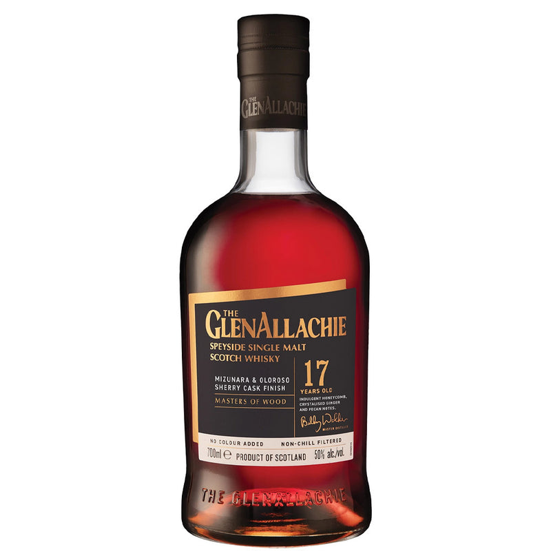 (SG61 Sale) (10% off at Check Out) The GlenAllachie 17 Year Old Mizunara & Oloroso Cask Finish ABV 50% 700ml with Gift Box