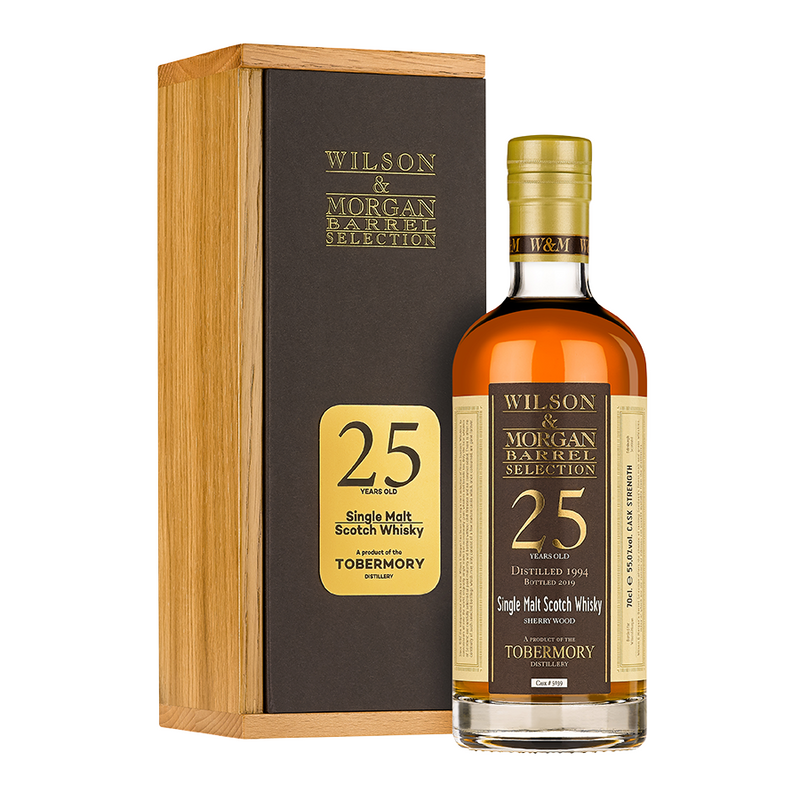 Tobermory 1994 Wilson & Morgan 25 Years Old Bot.2019 ABV 55% with Gift Box (Oloroso Sherry Wood)