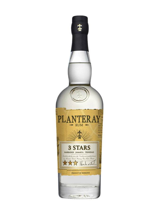 PLANTERAY RUM Three Stars White Rum ABV 41.2% 700ml